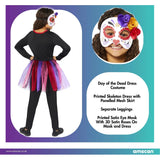 Fancy Dress Girls Mexican Day of the Dead Costume