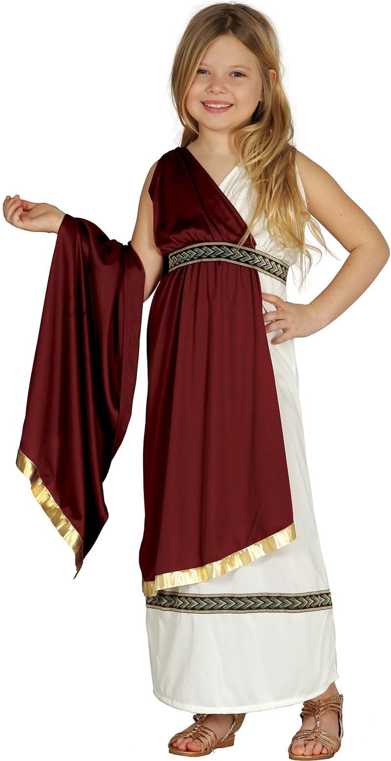 Girls Fancy Dress 85952 Girls Roman Empress Robe Costume - 5-6 Years