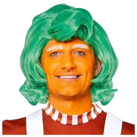 Green curly Oompa Loompa costume wig from CLICKK Home Store for Halloween and cosplay