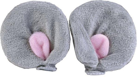 Fancy Dress MD214 Grey Clip on Mouse Animal Ears