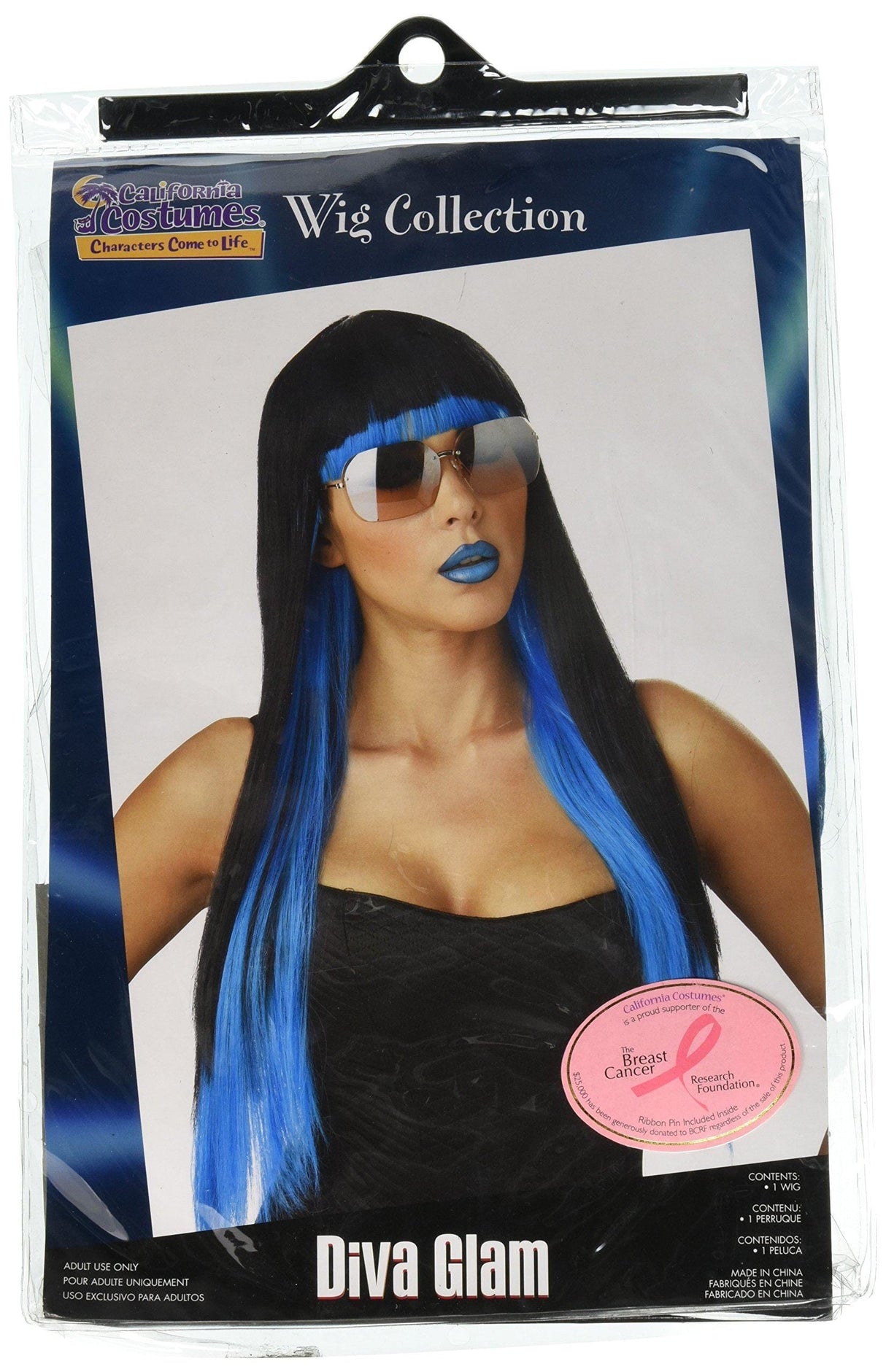 Womens Fancy Dress 70690 Hollywood Diva Glam Artist Costume Wig