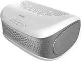 Homedics desktop air purifier HEPA filter with compact design and control panel on top