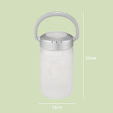 Homedics fairy lights lantern with a clear design and a handle for portable illumination