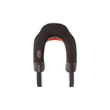 Homedics neck massager with heat in black featuring ergonomic design and control buttons