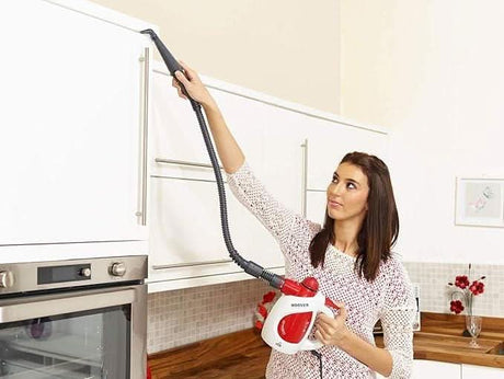 CLICKK Home Store handheld steam cleaner chemical-free used for cleaning kitchen cabinets
