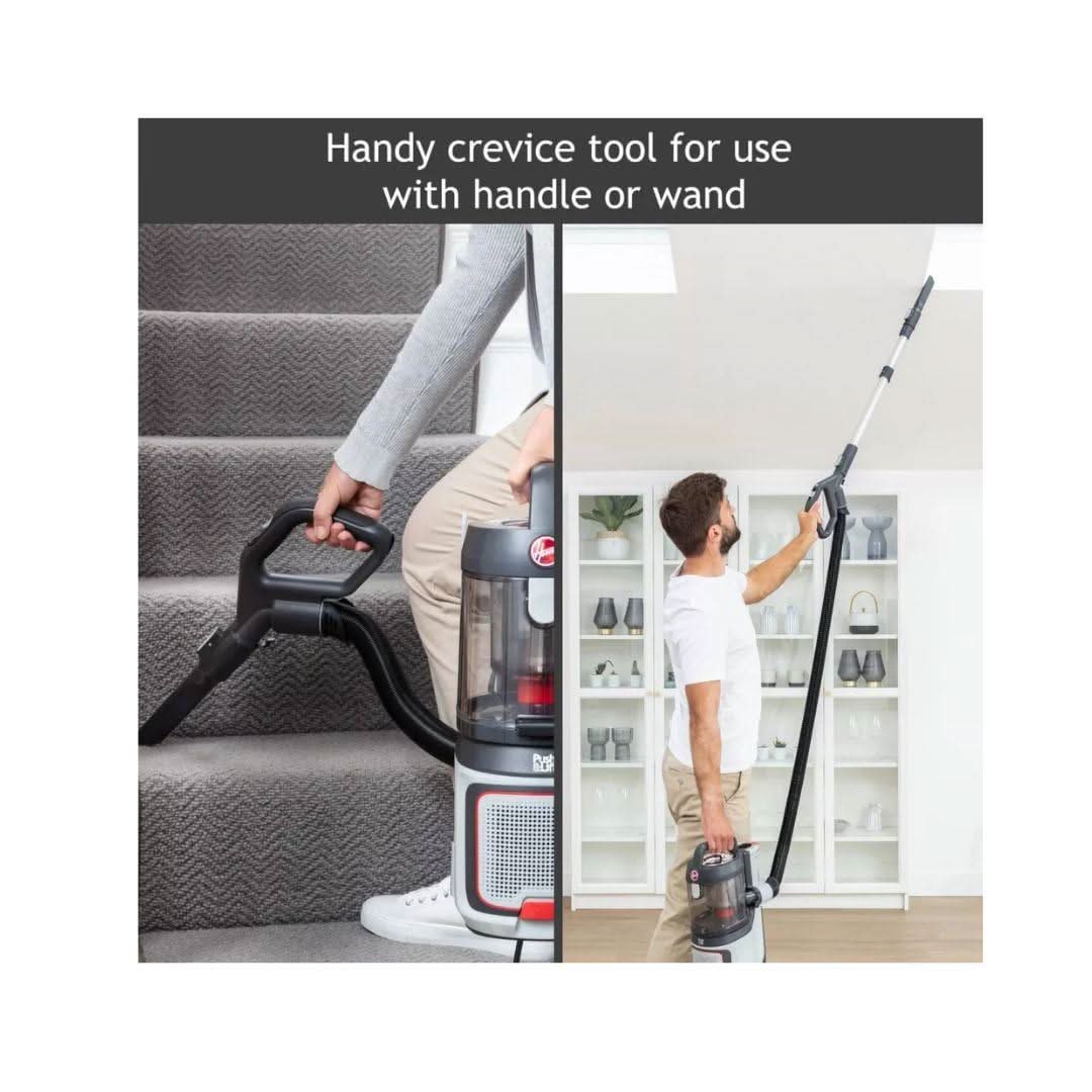 Hoover HL500HM vacuum cleaner with handy crevice tool for cleaning stairs and high corners