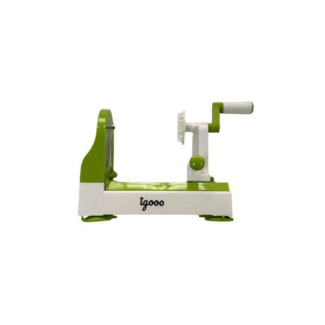 CLICKK Home Store vegetable spiralizer slicer in green and white for creating vegetable noodles