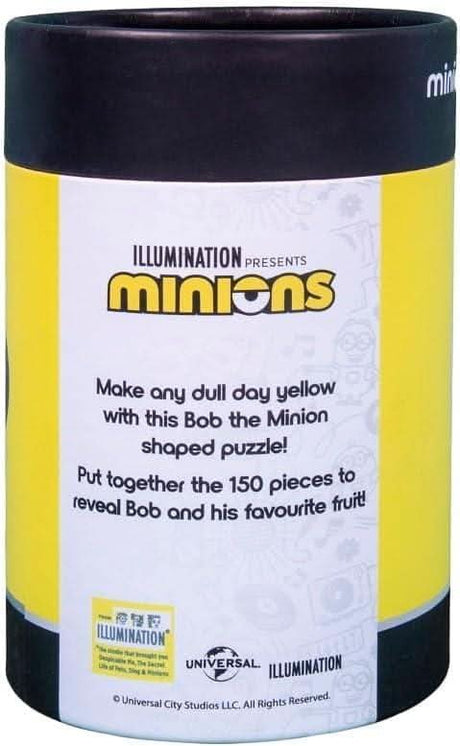 CLICKK Home Store Minions jigsaw puzzle in cylindrical packaging featuring Bob the Minion design