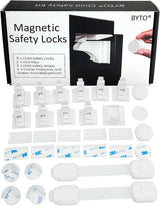 CLICKK Home Store magnetic child safety locks kit with lock keys straps and corner protectors