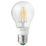 Megaman LED filament bulb with clear glass and metal screw base for energy-efficient lighting