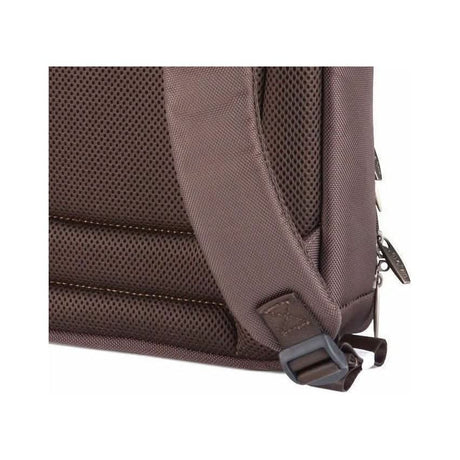 Brown laptop bag 15 inch with padded shoulder strap for comfortable carrying