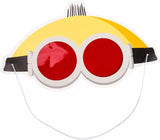 Minions double-sided puzzle piece featuring yellow face and large red goggles from CLICKK Home Store