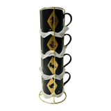 Harry Potter HPAGSUIC-CBQIN Harry Potter Stacking Mugs Set - Ceramic Coffee Cups