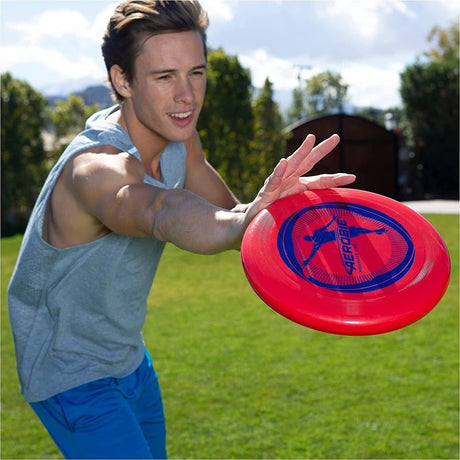 CLICKK Home Store 801012-06P Aerobie Medalist Frisbee Disc - Red