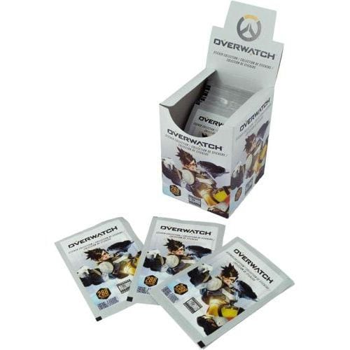 Overwatch themed video game sticker set with multiple character designs for gaming enthusiasts