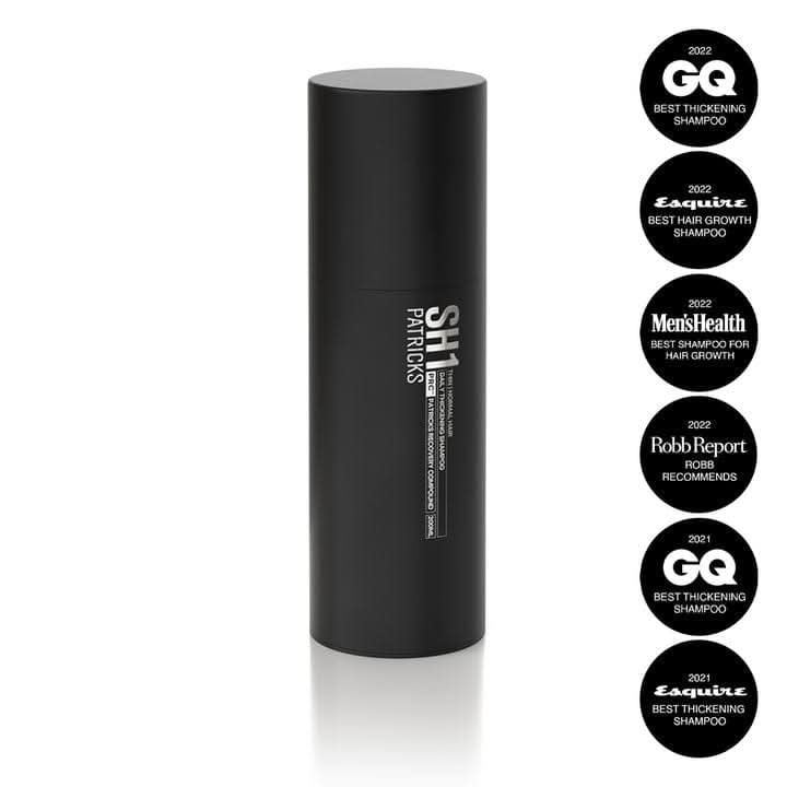 CLICKK Home Store Daily Thickening Shampoo in sleek black bottle for fuller hair