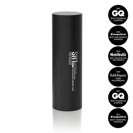 CLICKK Home Store Daily Thickening Shampoo in sleek black bottle for fuller hair