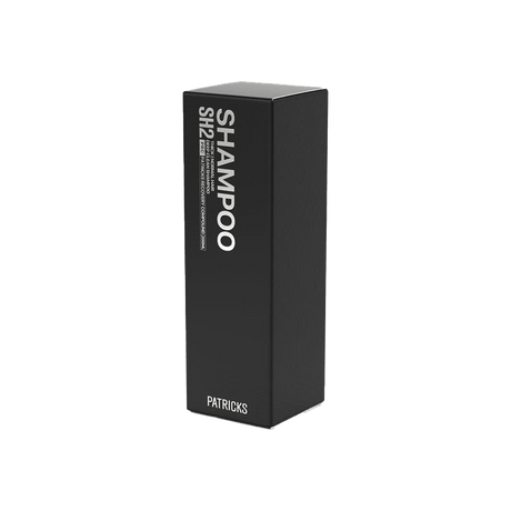 Patricks SH2 shampoo deep clean black rectangular bottle with minimalist design from CLICKK Home Store