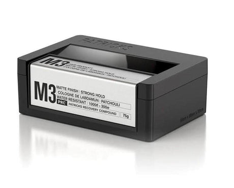CLICKK Home Store strong hold matte finish gel in a sleek black 75g container for hairstyle control