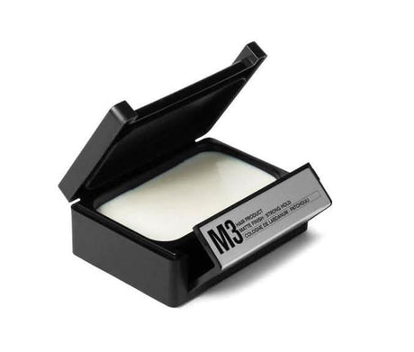 CLICKK Home Store M3 strong hold matte finish gel in a black rectangular open container