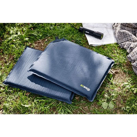 CLICKK Home Store lightweight travel cushion inflating cushion set on grass for outdoor use