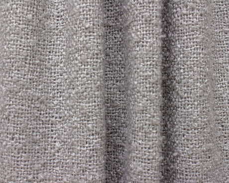 CLICKK Home Store ABC-0029 Riva Paoletti Auriella Loose Weaved Fringed Throw - Light Grey