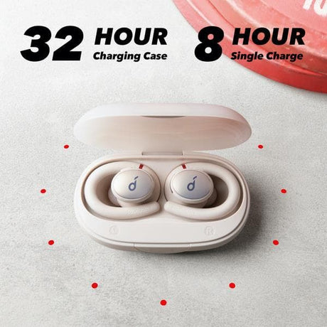 CLICKK Home Store A3961G21 Soundcore Sport X10 Wireless Bluebooth 5.2 Workout Headphones A3961G21 White