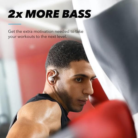 CLICKK Home Store A3961G21 Soundcore Sport X10 Wireless Bluebooth 5.2 Workout Headphones A3961G21 White