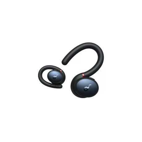 Soundcore Sport X10 wireless headphones in black with flexible ear hooks for secure fit