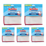 Spontex kitchen cloths bulk buy pack with five 2-pack long lasting kitchen cloths for grease and grime