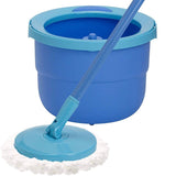 CLICKK Home Store Spontex twist mop set with blue bucket and white microfiber mop head