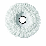 White replacement mop head for Spontex twist mop set with soft absorbent fibers