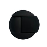 Black round lid for stainless steel thermal mug with secure sliding closure by CLICKK Home Store