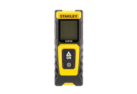 Stanley laser distance measurer SLM100 with digital display and easy-to-use controls