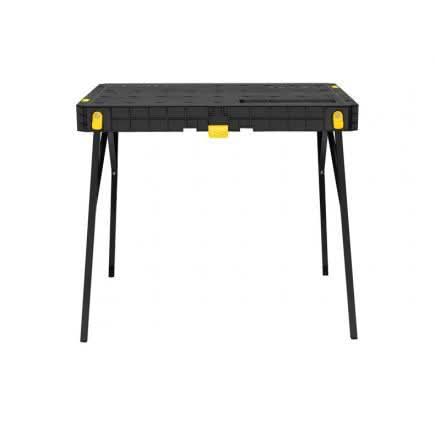 Black and Decker portable workbench for home use with foldable legs and durable work surface