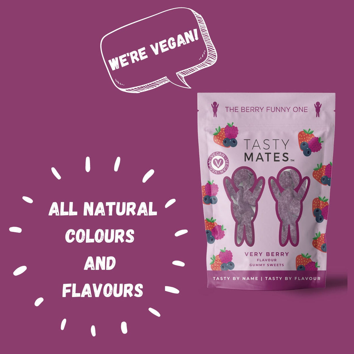 CLICKK Home Store TMBF_450_SRP Tasty Mates Very Berry 450g Box of 4