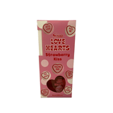 Swizzels Love Hearts diffuser Strawberry Kiss reed diffuser in pink packaging by CLICKK Home Store