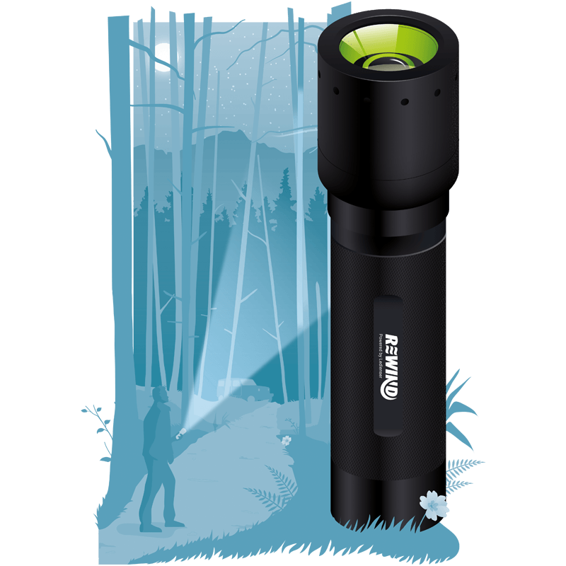 Rewind Robust LED Torch