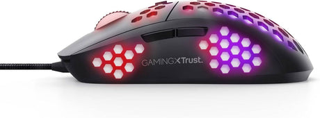 Trust GXT 960 RGB gaming mouse with honeycomb shell and customizable RGB lighting by CLICKK Home Store