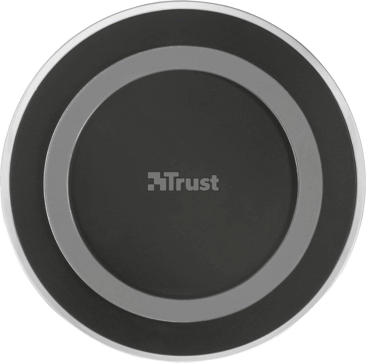 Clickk Home Store wireless phone charger for qi devices with sleek black circular design