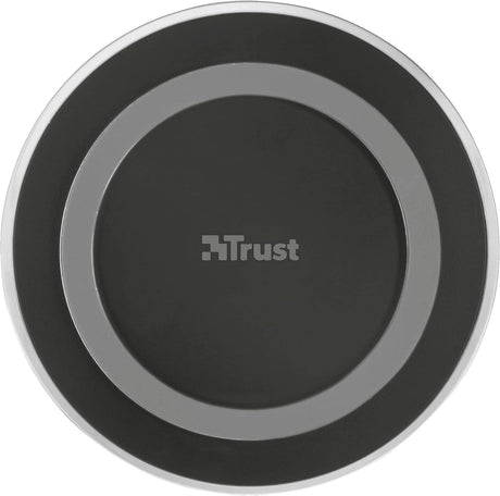 Clickk Home Store wireless phone charger for qi devices with sleek black circular design