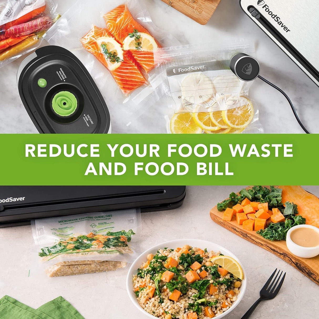 FoodSaver VS1199 FoodSaver Handheld Cordless Food Vacuum Sealer
