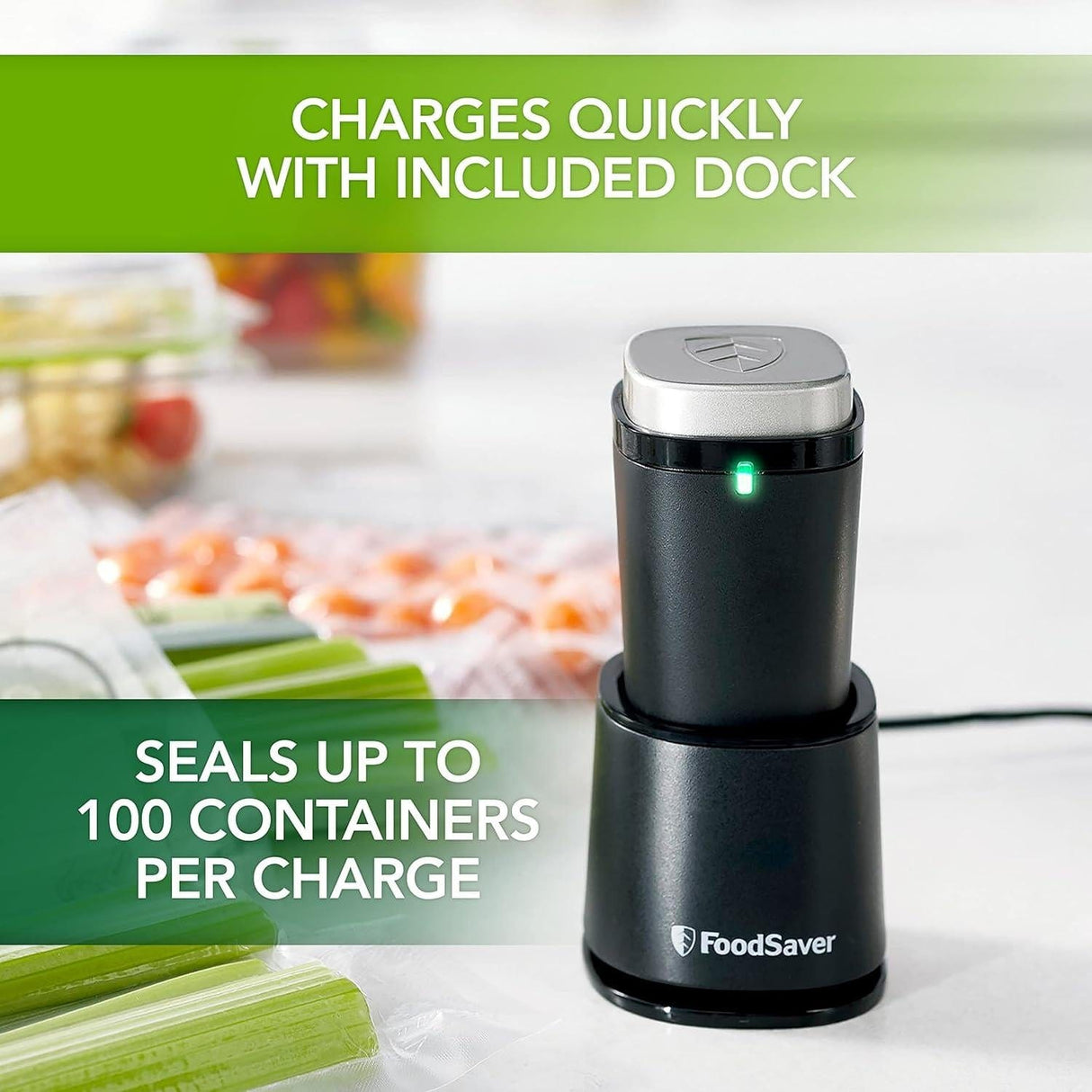 FoodSaver VS1199 FoodSaver Handheld Cordless Food Vacuum Sealer