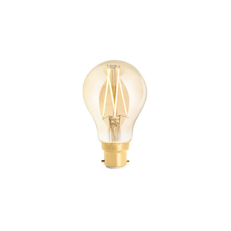 CLICKK Home Store WiZ A60 LED filament bulb with vintage-style clear glass and warm light