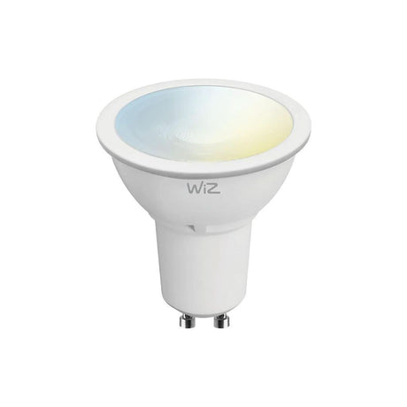 CLICKK Home Store WiZ GU10 smart bulb with white and color ambient light for smart home lighting