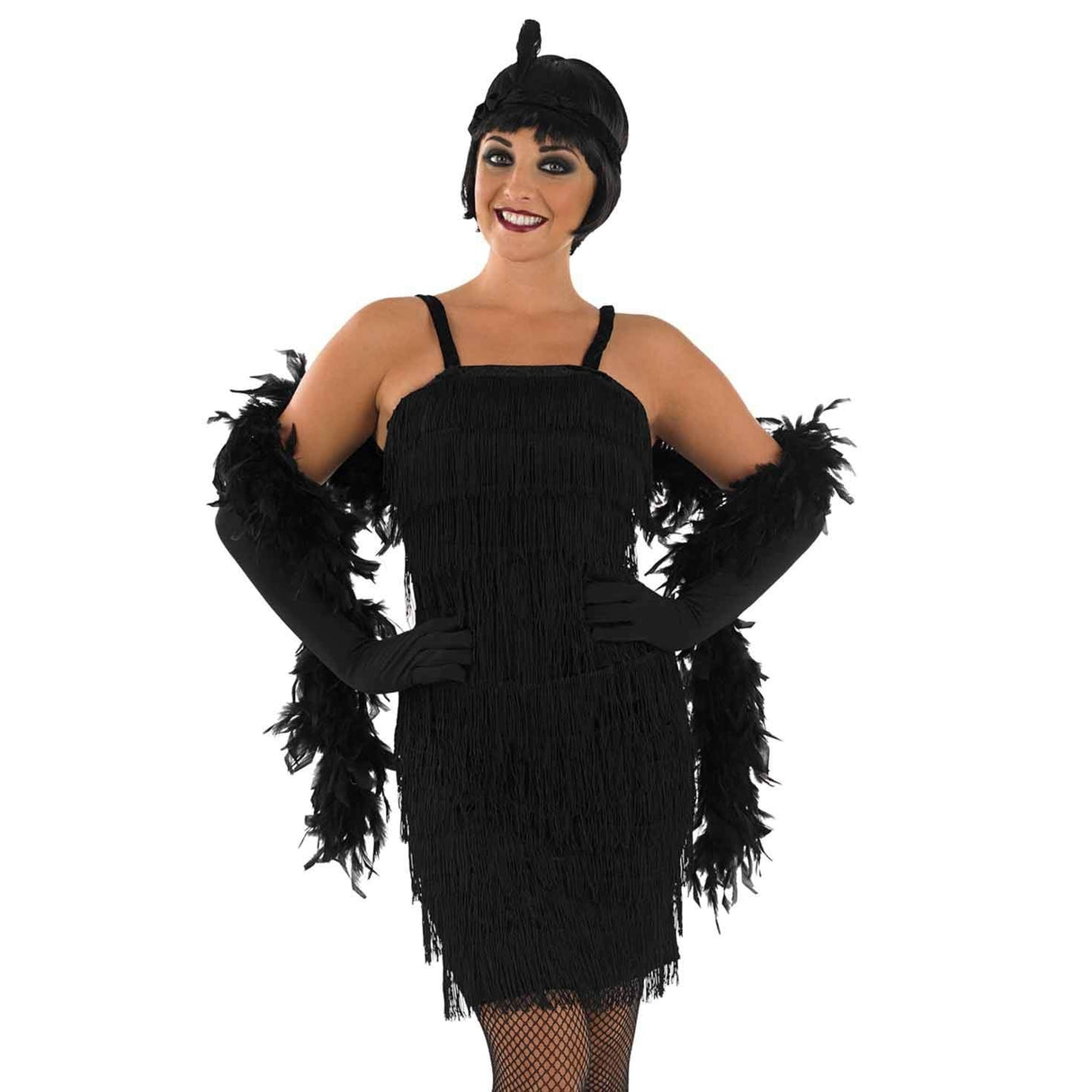 Womens Fancy Dress 2400-400L Women's 1920's Roaring Flapper Costume - L