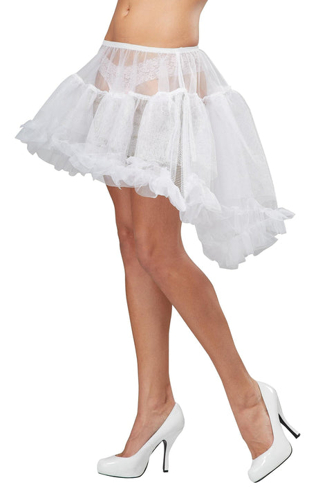 Fancy Dress 60579SM Women's Hi-Lo Pettiskirt Fancy Dress Accessory
