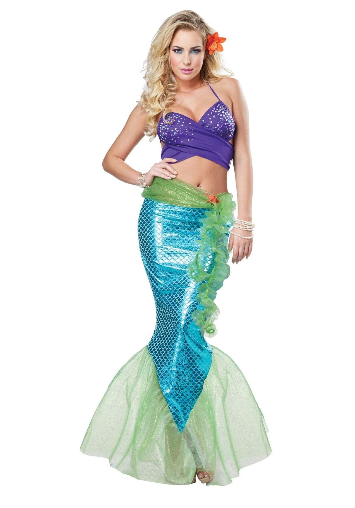 Womens Fancy Dress 01252XS Women's Mythic Mermaid Costume - XS