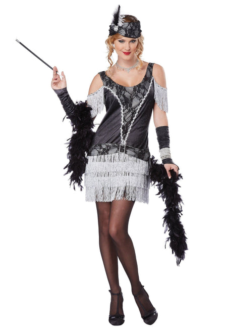 Fancy Dress 01352L Women's Razzle Dazzle Flapper Woman Costume