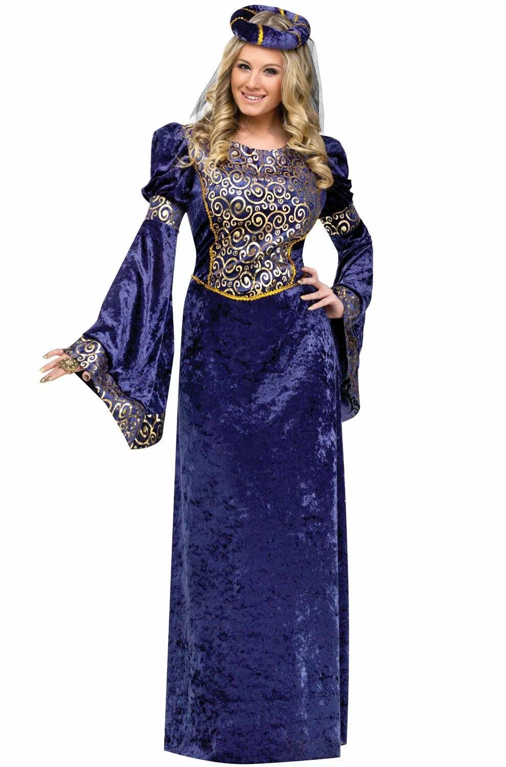 Womens Fancy Dress 122954 Women's Royal Renaissance Maiden Costume - S/M